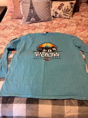 Men's Teal 2025 Final Four Graphic Long Sleeve Tee